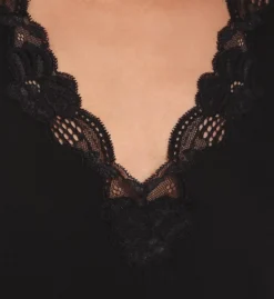 Natori Zen Floral Lace Trim Long Caftan U70049 -Simone Perele Bikinis Shop natori nat001 u70049 cs1