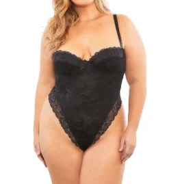 Oh La La Cheri Lexi High Leg Lace Bodysuit 5110979 -Simone Perele Bikinis Shop oh la la cheri ohla01 5110979 cs1