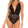 Oh La La Cheri Jeana High Leg Galloon Lace Teddy 5211156