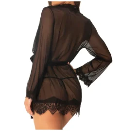Oh La La Cheri Provence Eyelash Robe And G-String Set 9411136 -Simone Perele Bikinis Shop oh la la cheri ohla01 9411136 bs