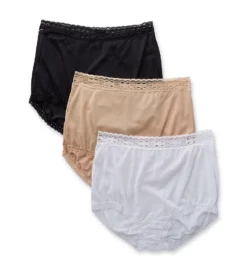 Olga Secret Hug Scoop Full Brief Panty - 3 Pack 873J3 -Simone Perele Bikinis Shop olga olg001 873j3 cs2