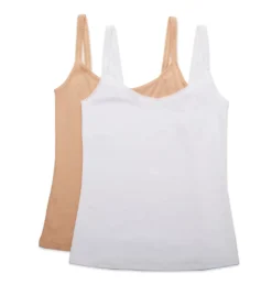 OnGossamer Pima Cotton Camisole - 2 Pack 1427P2 -Simone Perele Bikinis Shop ongossamer ong001 1427p2 cs2
