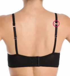 OnGossamer Mesh Bump It Up Crop Bustier Bra G6954 -Simone Perele Bikinis Shop ongossamer ong001 g6954 bs