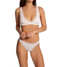 Only Hearts Organic Cotton High Point Bra With Lace 10022 -Simone Perele Bikinis Shop only hearts ohrt01 10022 cs1