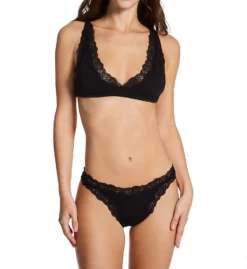 Only Hearts Organic Cotton High Point Bra With Lace 10022 -Simone Perele Bikinis Shop only hearts ohrt01 10022 cs2