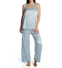 PJ Harlow Jolie Satin Pant With Laura Satin Tank Set PW040