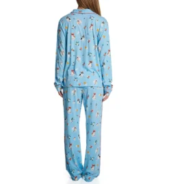 PJ Salvage Playful Prints Spring Pups PJ Set With Headband RHPLPJS -Simone Perele Bikinis Shop pj salvage pjsa01 rhplpjs bs