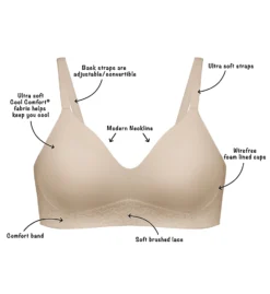 Playtex Comfort Flex Fit Ultra Soft Wirefree Bra US4830 -Simone Perele Bikinis Shop playtex play01 us4830 cs2