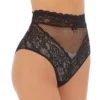 Pour Moi Contradiction Suspense Lace Up Deep Brief Panty 11805