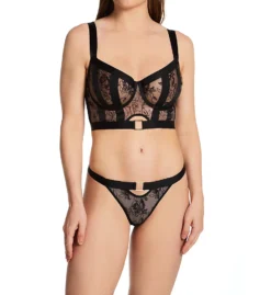 Pour Moi India Embroidery Thong Panty 20341 -Simone Perele Bikinis Shop pour moi pmoi01 20341 cs1