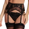 Pour Moi India Bold Embroidery Deep Suspender 20368