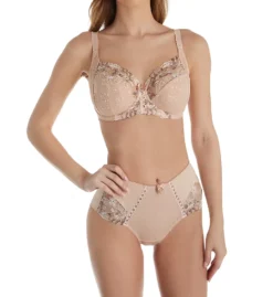 Pour Moi Sophia Lace Embroidered Deep Brief Panty 3828 -Simone Perele Bikinis Shop pour moi pmoi01 3828 cs1