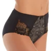 Pour Moi Sophia Lace Embroidered Deep Brief Panty 3828
