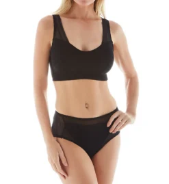 Rhonda Shear Striped Mesh Detail Brief Panty 3903 -Simone Perele Bikinis Shop rhonda shear rhon01 3903 cs1