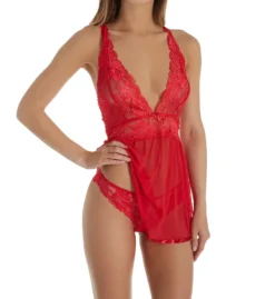 Seven 'til Midnight Two Piece Lace Babydoll Set 10672 -Simone Perele Bikinis Shop seven til midnight stm01 10672 cs2