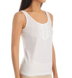 Shadowline Cotton Knit Lace Camisole 1529