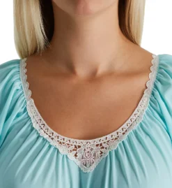 Shadowline Cameo Nylon Tricot Short Sleeve Long Gown 32123 -Simone Perele Bikinis Shop shadowline shdw01 32123 cs1