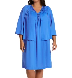 Shadowline Rosebud Nylon Tricot Short Sleeve 40 Inch Gown 36222 -Simone Perele Bikinis Shop shadowline shdw01 36222 cs5