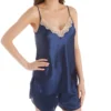 Shadowline Charming Satin Camisole And Tap Set 4506