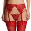 Shirley Of Hollywood Embroidered Garter Belt 677