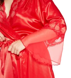 Shirley Of Hollywood Plus Size Chiffon Charmeuse Long Robe X20559 -Simone Perele Bikinis Shop shirley of hollywood shir01 x20559 cs2