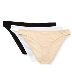 Skin Organic Pima Cotton Bikini Panty - 3 Pack OJP3R -Simone Perele Bikinis Shop skin skn01 ojp3r cs2