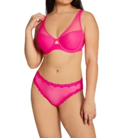 Smart And Sexy Mesh Plunge Bra SA1389 -Simone Perele Bikinis Shop smart and sexy ssxy01 sa1389 cs2