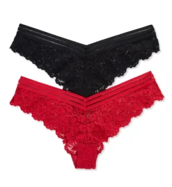 Smart And Sexy Signature Lace Brazilian Panty - 2 Pack SA1392 -Simone Perele Bikinis Shop smart and sexy ssxy01 sa1392 cs6