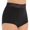 Teri Grace Lace Trim Microfiber Brief Panty 313