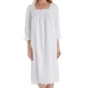 Thea Amarante Fine Brushed Cotton Flannel Gown 8010