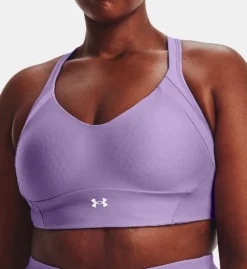 Under Armour HeatGear Infinity Medium Impact Ribbed Sports Bra 1365772 -Simone Perele Bikinis Shop under armour ua01 1365772 cs6