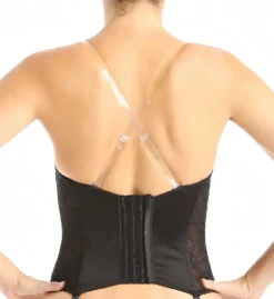 Va Bien Lace Low Plunge Bustier With Garters 6163 -Simone Perele Bikinis Shop va bien vab001 6163 cs1