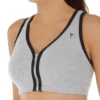 Valmont Color Block Zip Front Sports Bra 1611B