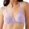 Wacoal Halo Lace Molded Underwire Bra With J-Hook 851205